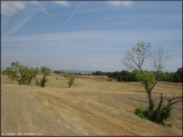 A trail at Clay Pit SVRA Riding Area