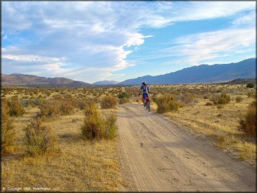 Honda CRF Motorcycle at Fort Sage OHV Area Trail