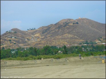 Motorcycle at Lake Elsinore Motocross Park Track