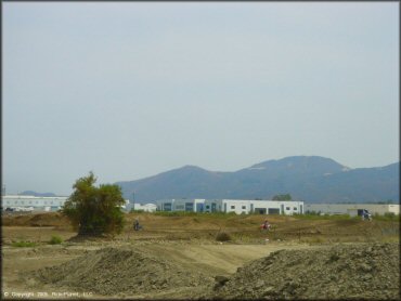 Honda CRF Dirt Bike at Lake Elsinore Motocross Park Track