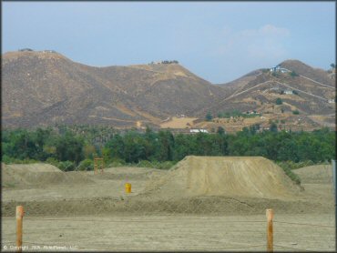 Example of terrain at Lake Elsinore Motocross Park Track