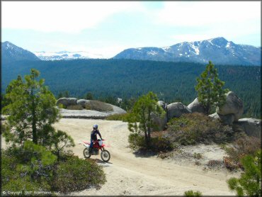 Honda CRF Dirt Bike at Twin Peaks And Sand Pit Trail