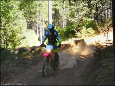 Honda CRF Dirt Bike at Gold Note Trails