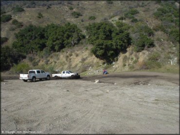 off-road vehicle at San Gabriel Canyon OHV Area