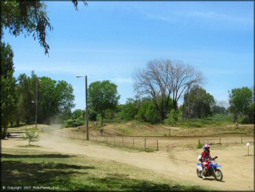 Yamaha YZ Motorcycle at Riverfront MX Park Track