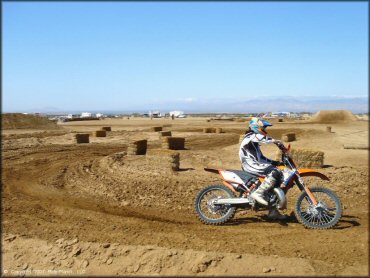 KTM Motorcycle at Cal City MX Park OHV Area