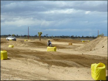 Yamaha YZ Motorcycle at Adelanto Motorplex Track