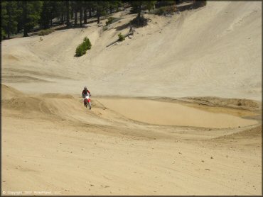 Honda CRF Motorcycle at Twin Peaks And Sand Pit Trail