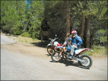 Dirt Bike at Kennedy Meadows Trail