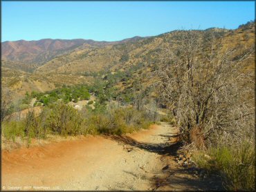 Example of terrain at Frank Raines OHV Park Trail