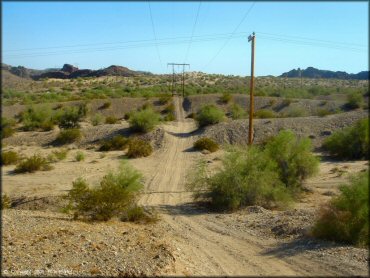 Terrain example at Copper Basin Dunes OHV Area