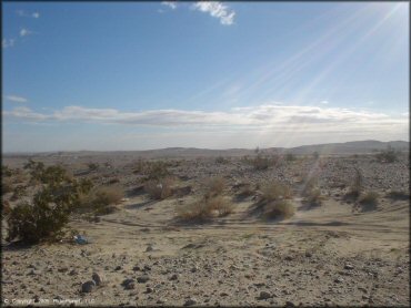 A trail at Ocotillo Wells SVRA Trail