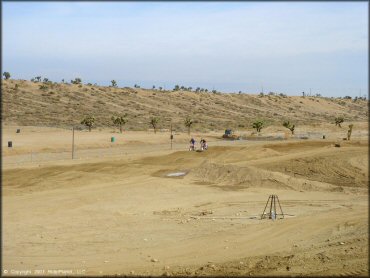 Honda CRF Trail Bike getting air at Competitive Edge MX Park Track