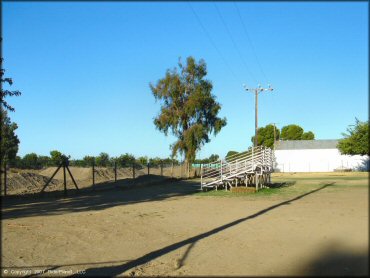 Terrain example at Madera Fairgrounds Track