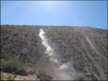 Off-Road Bike at Spangler Hills OHV Area Trail