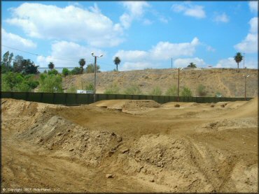 Example of terrain at Milestone Ranch MX Park Track