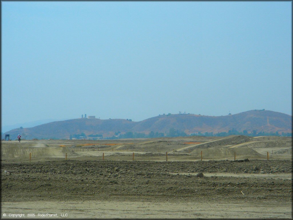 Scenic view at Lake Elsinore Motocross Park Track