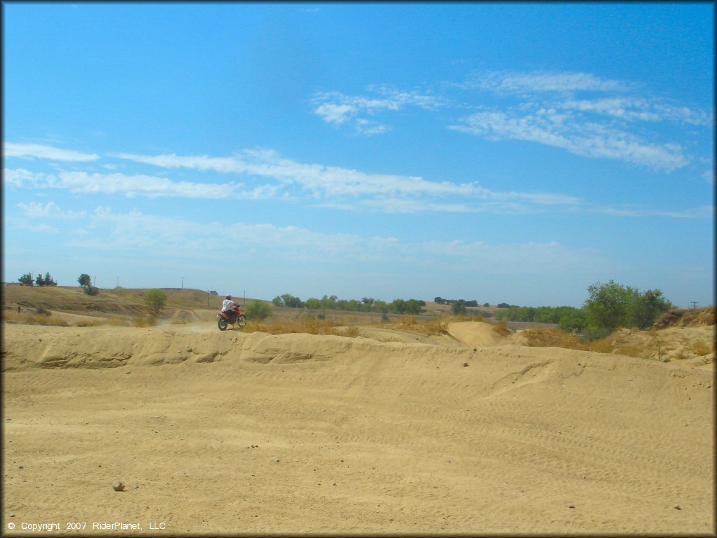 Motorcycle at La Grange OHV Park OHV Area