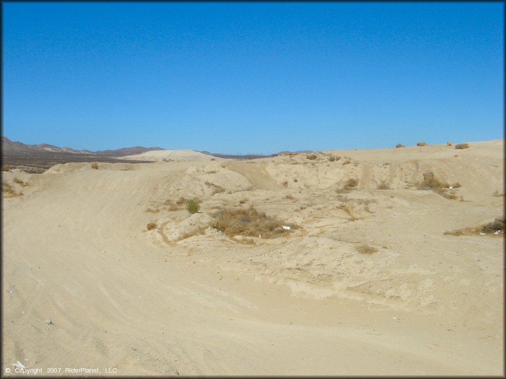 Example of terrain at Adrenaline Motocross Park Track