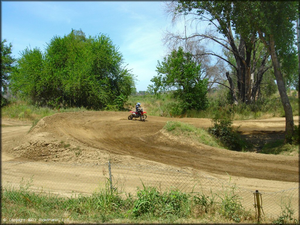 Honda CRF Motorcycle at Riverfront MX Park Track