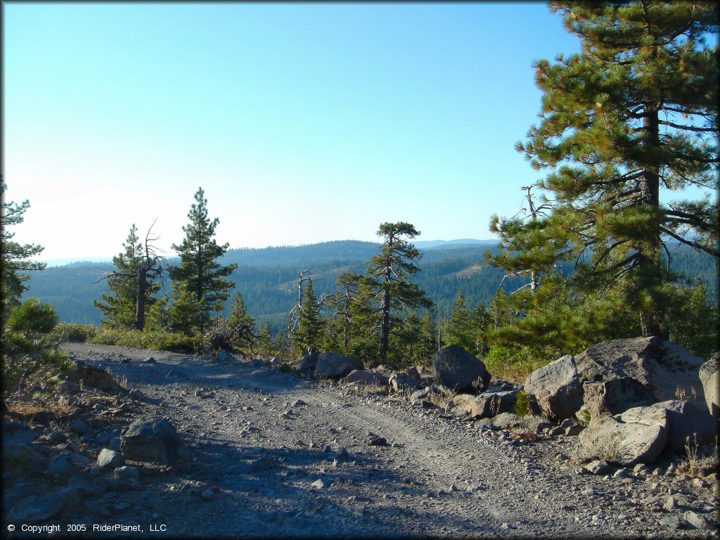 Scenic view of Black Springs OHV Network Trail