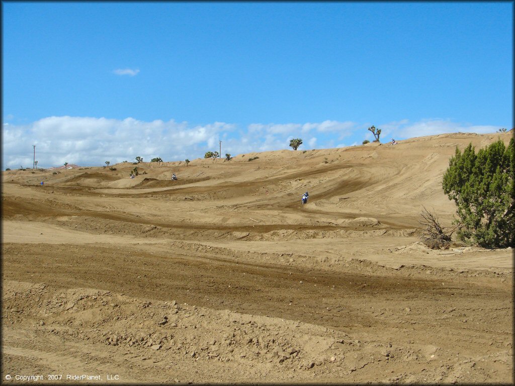 Motorcycle at Competitive Edge MX Park Track