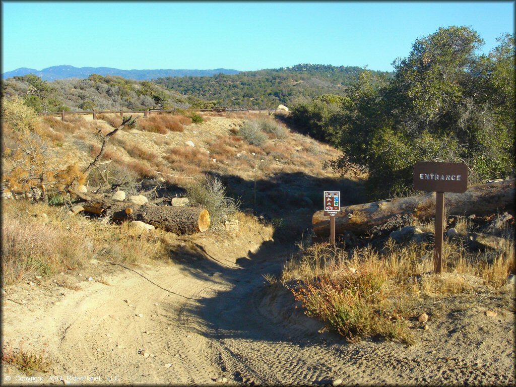 Terrain example at Lake Arrowhead Trail