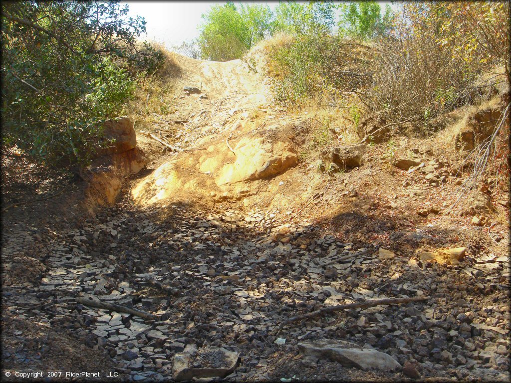 Terrain example at La Grange OHV Park OHV Area