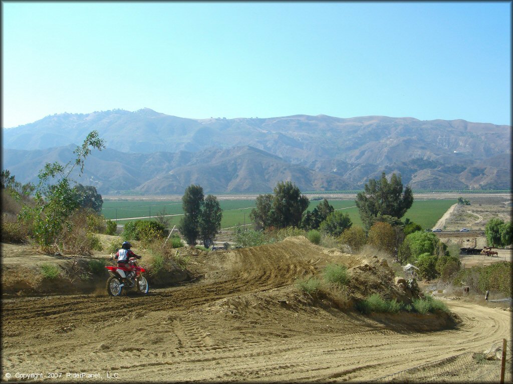 Honda CRF Off-Road Bike at MX-126 Track