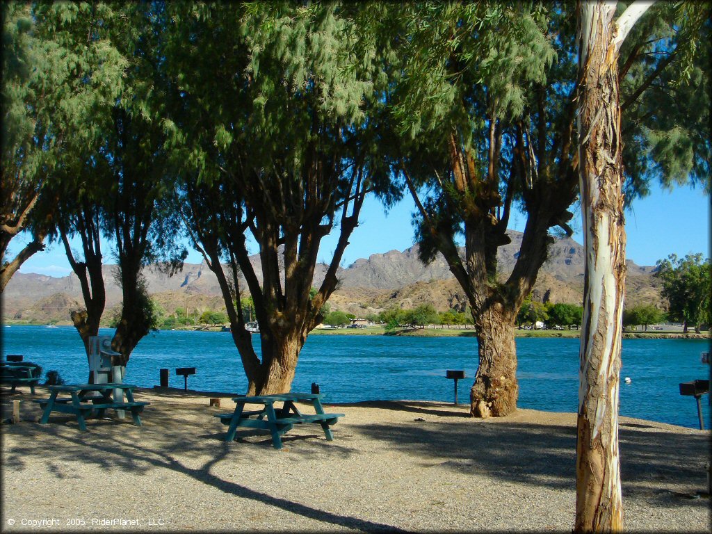 Amenities example at Copper Basin Dunes OHV Area