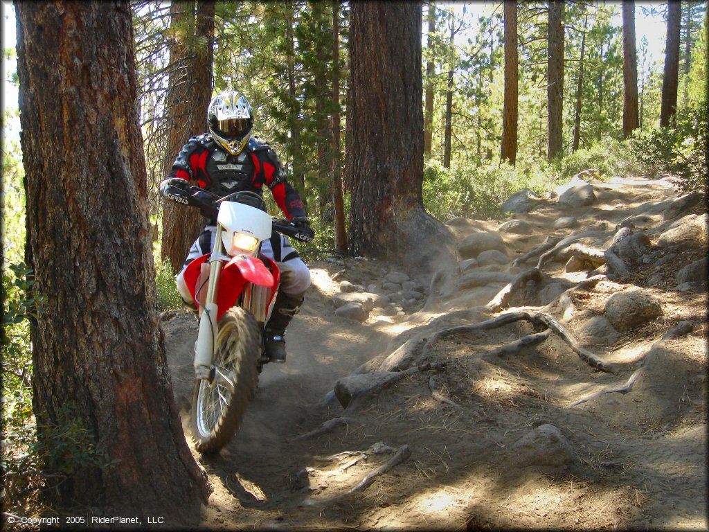 Honda CRF Off-Road Bike at Lower Blue Lake Trail