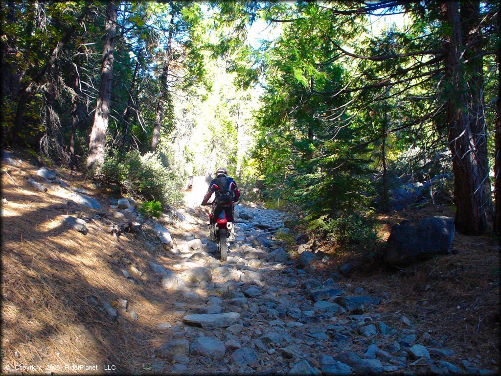 Honda CRF Motorcycle at Indian Springs Trail