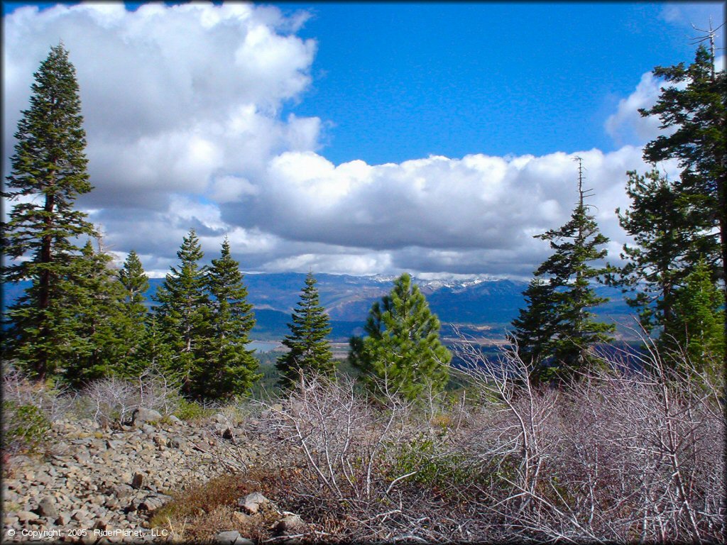 Scenic view at Prosser Hill OHV Area Trail