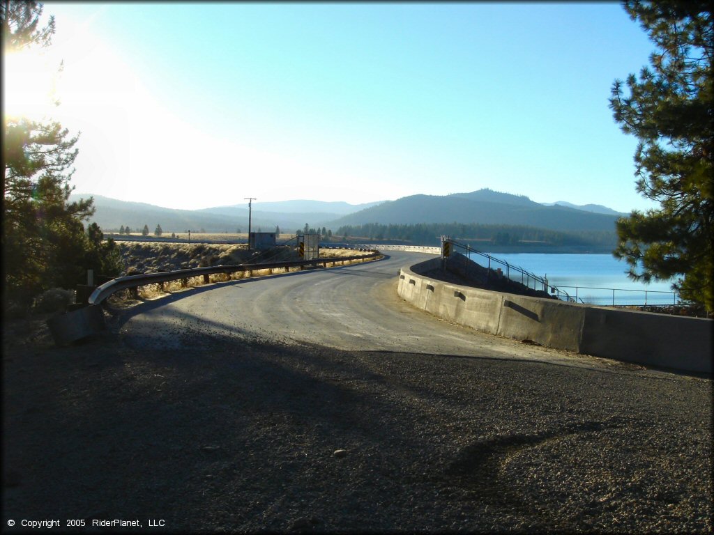 RV Trailer Staging Area and Camping at Prosser Pits Track