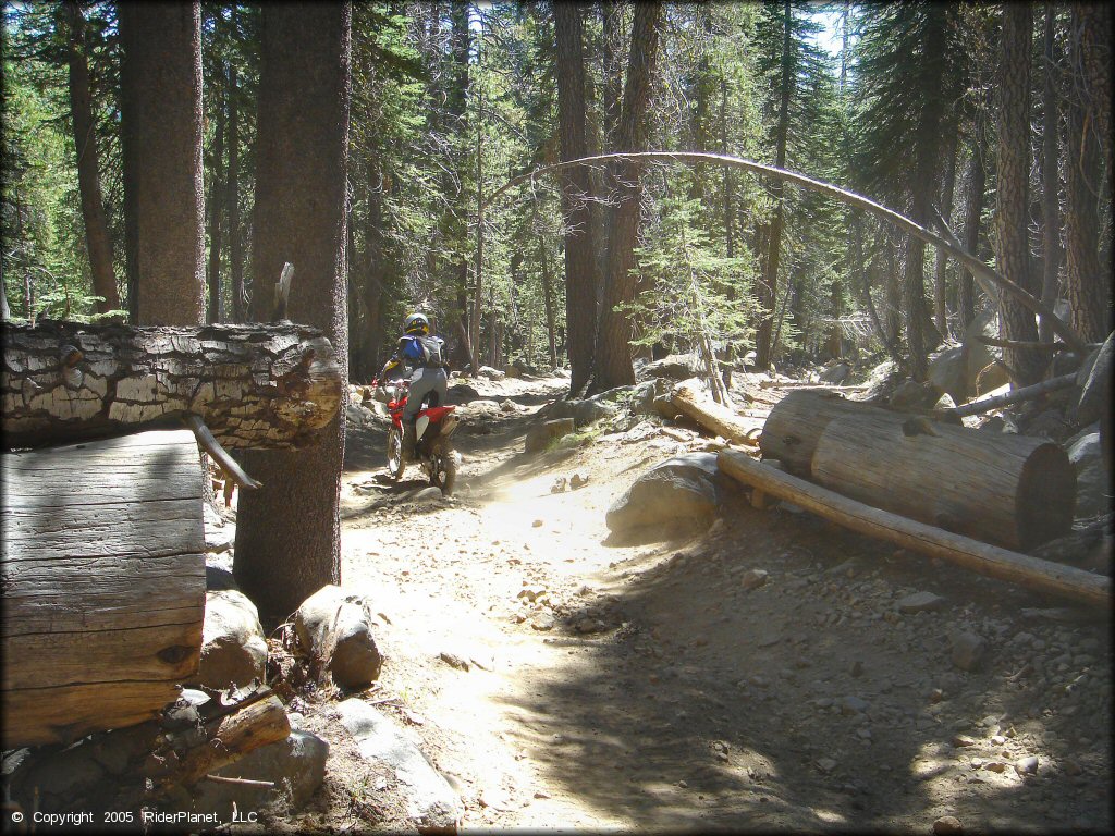 Honda CRF Motorcycle at Lower Blue Lake Trail