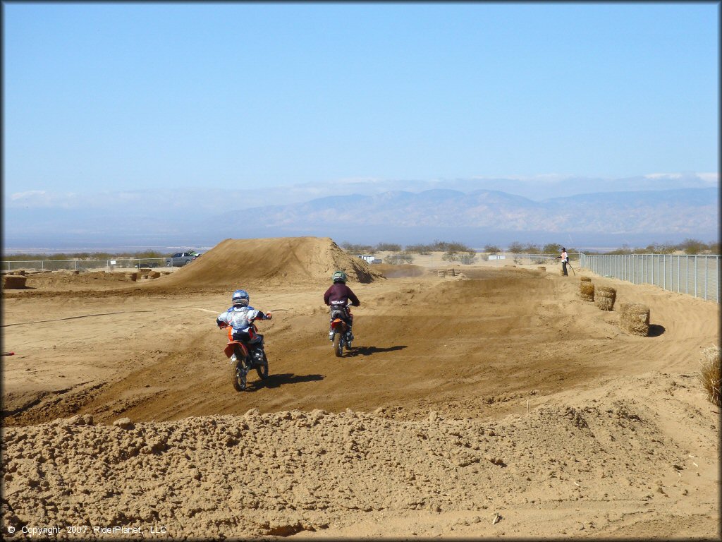 Honda CRF Motorcycle at Cal City MX Park OHV Area