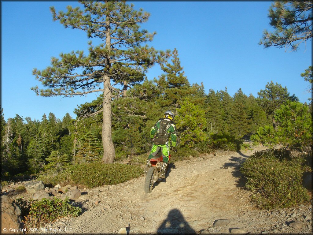 Honda CRF Dirtbike at Black Springs OHV Network Trail