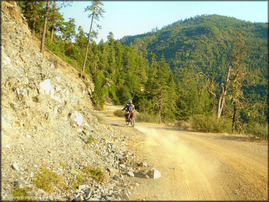 Honda CRF Dirtbike at Lubbs Trail