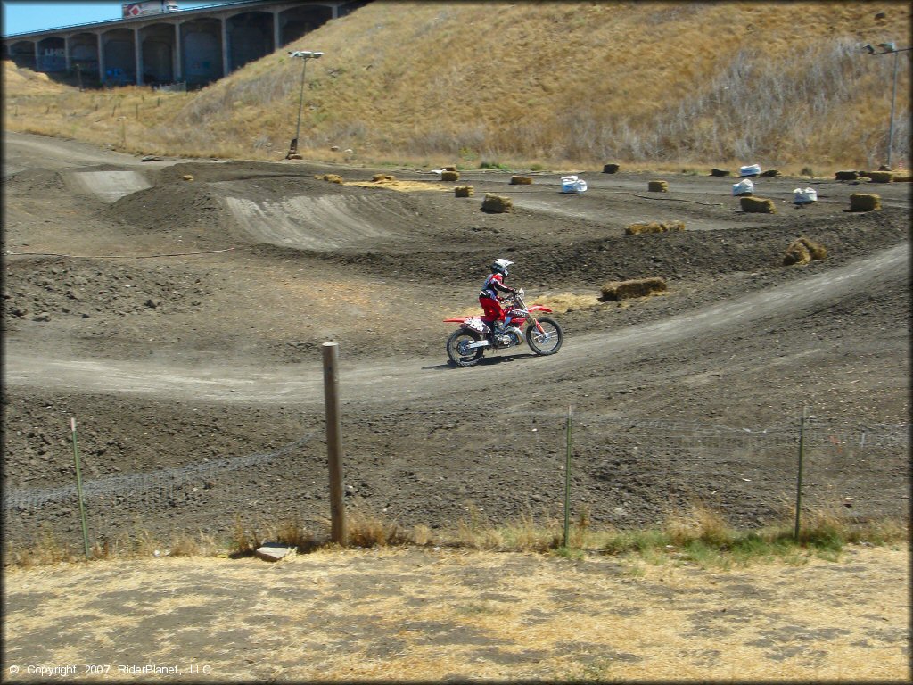 Honda CRF Motorbike at Club Moto Track