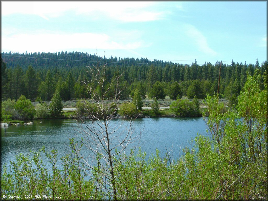 Scenic view of Twin Peaks And Sand Pit Trail