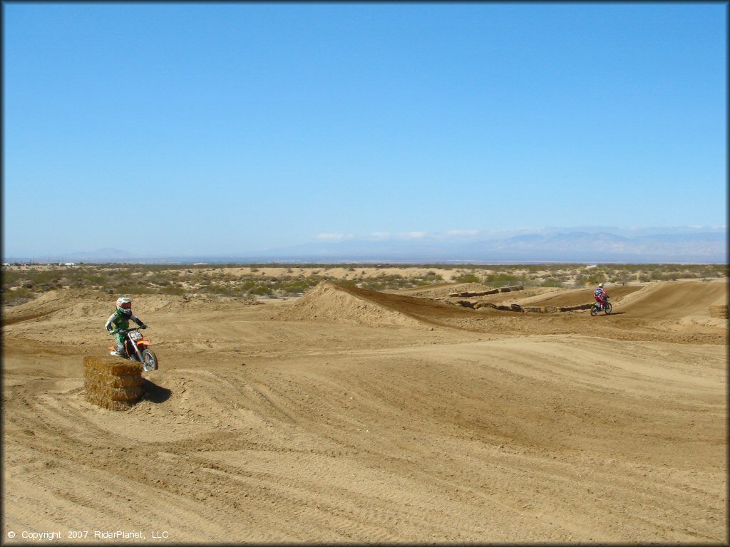 Honda CRF Motorcycle at Cal City MX Park OHV Area