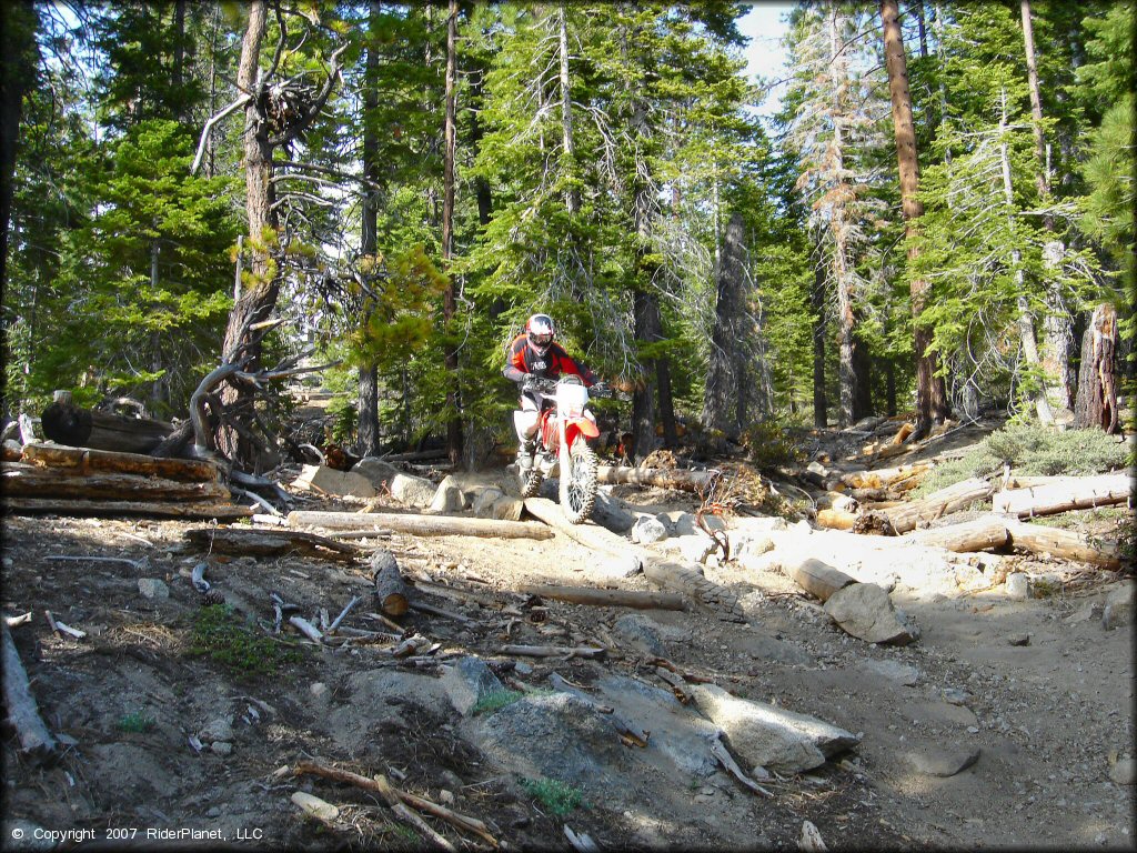 Honda CRF Motorcycle at Corral OHV Trail