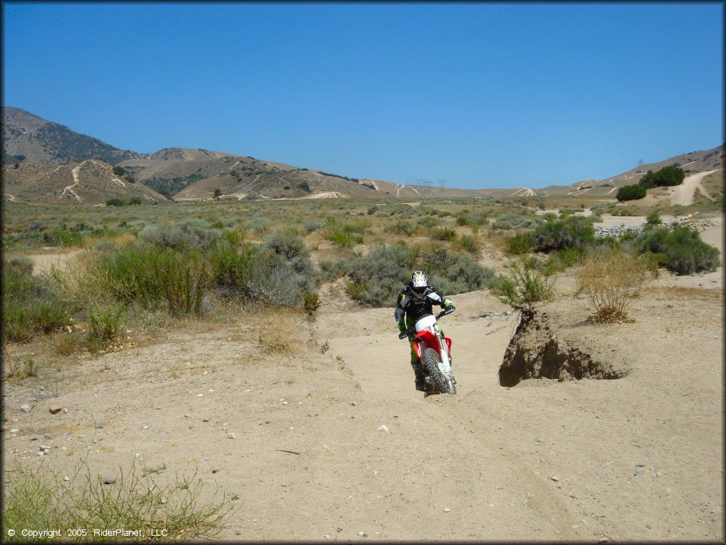 Honda CRF Dirt Bike at Hungry Valley SVRA OHV Area