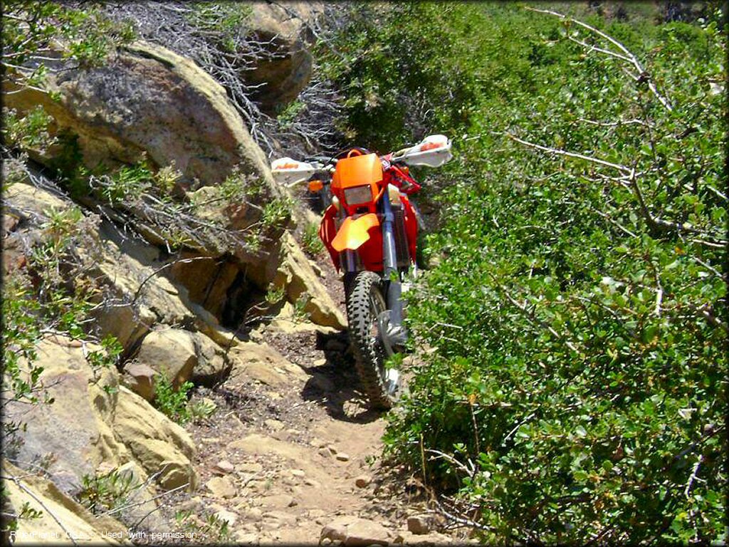 KTM Motorcycle at Ortega Trail