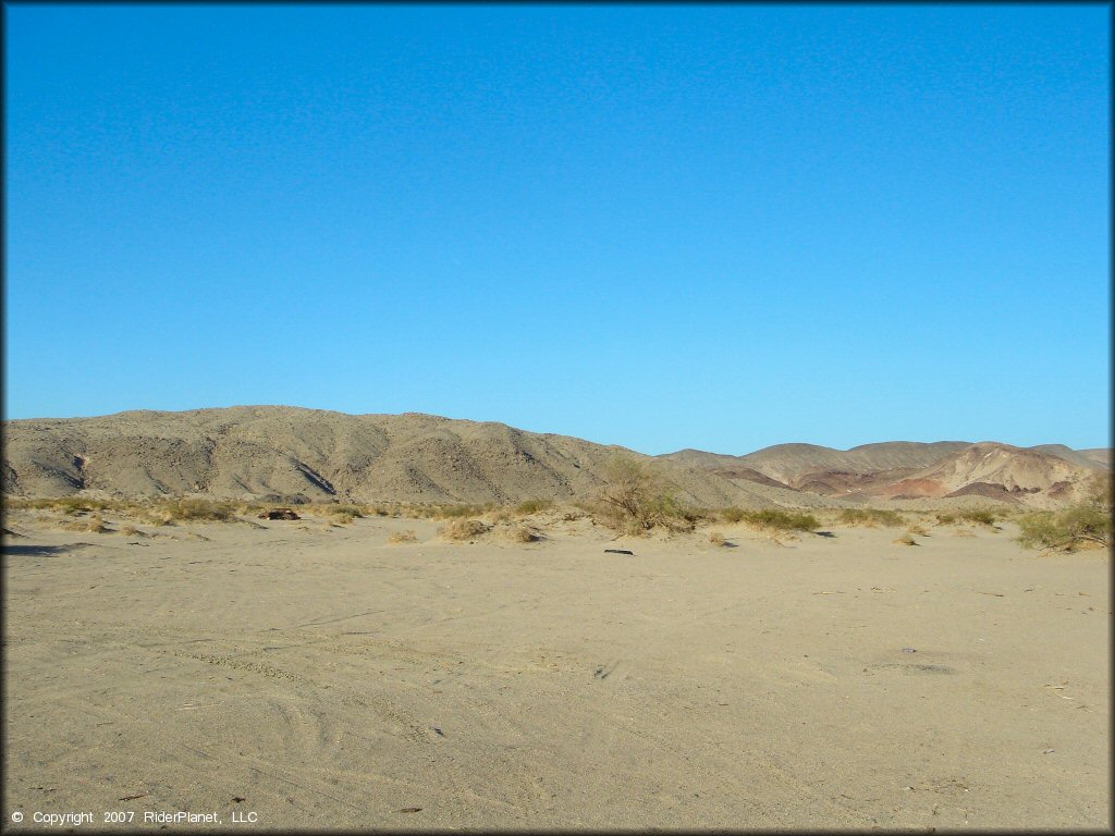 Scenery at Rasor OHV Area