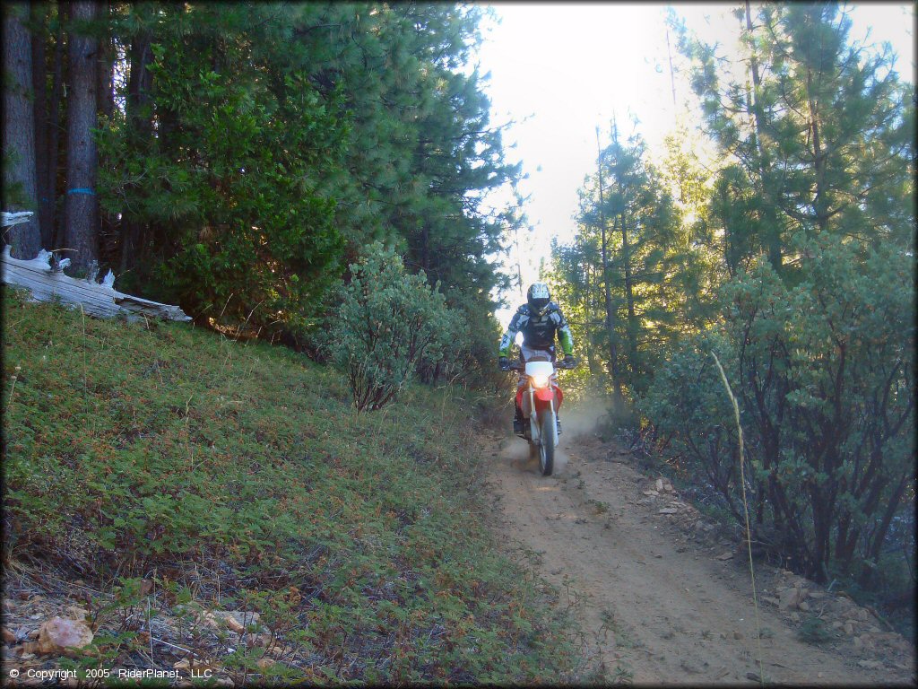 Honda CRF Motorcycle at Interface Recreation Trails