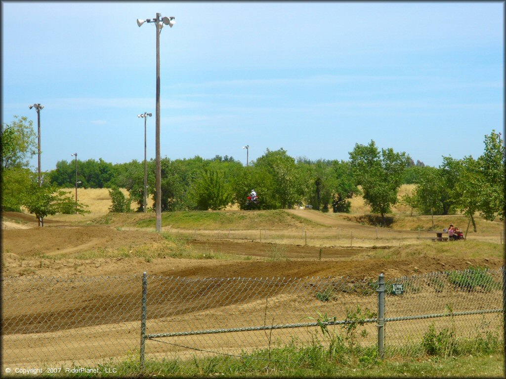 OHV jumping at Riverfront MX Park Track