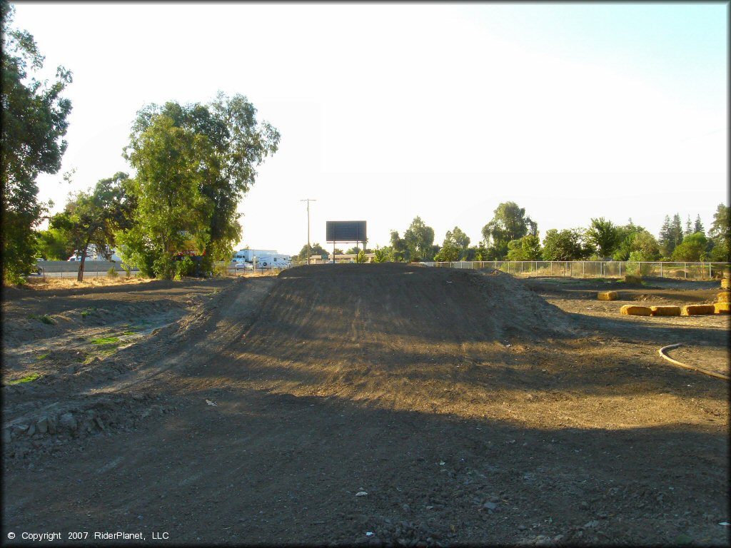 Terrain example at Madera Fairgrounds Track