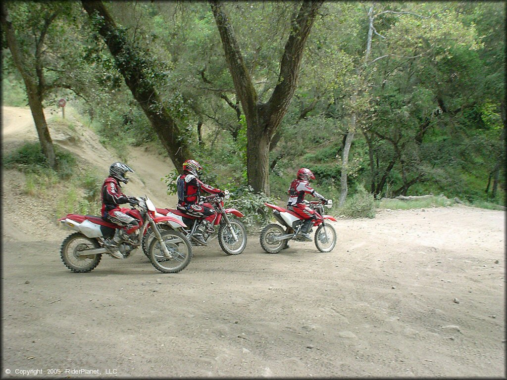 Honda CRF Dirt Bike at Hollister Hills SVRA OHV Area