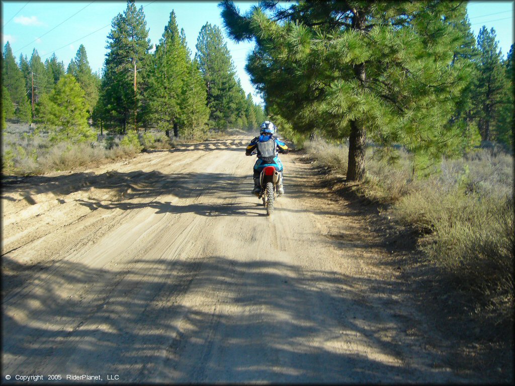 Honda CRF Motorcycle at Boca Reservoir Trail